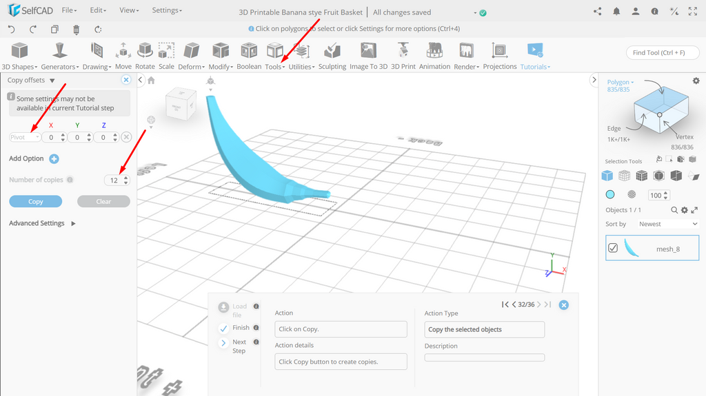 Copy Offset tool