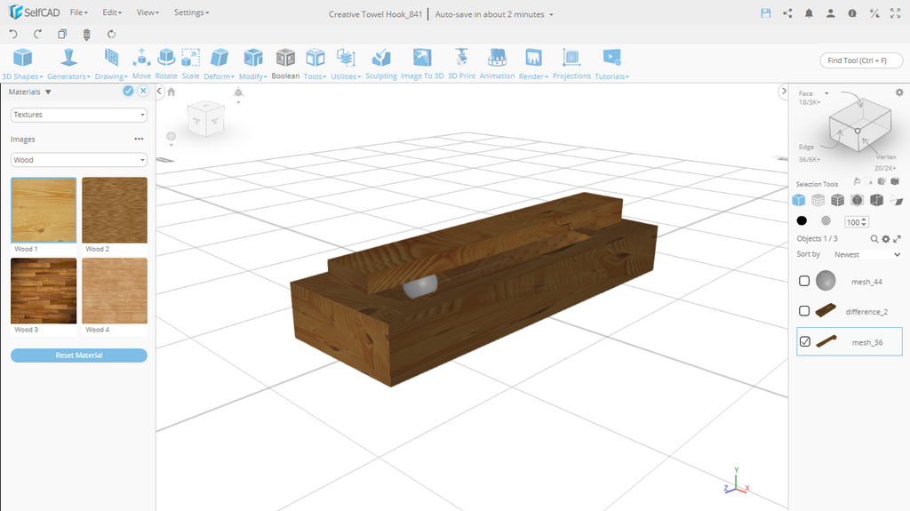 Selecting the materials