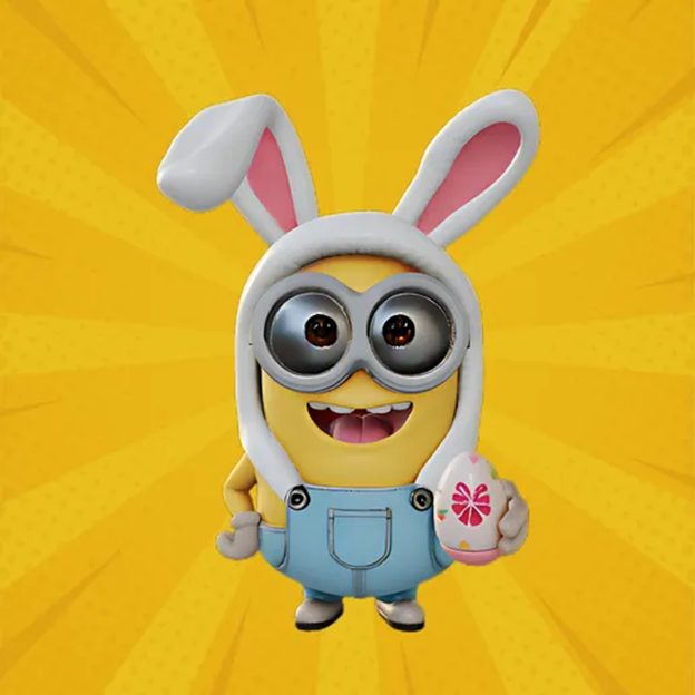 Minion Chibi with Rabbit Costume