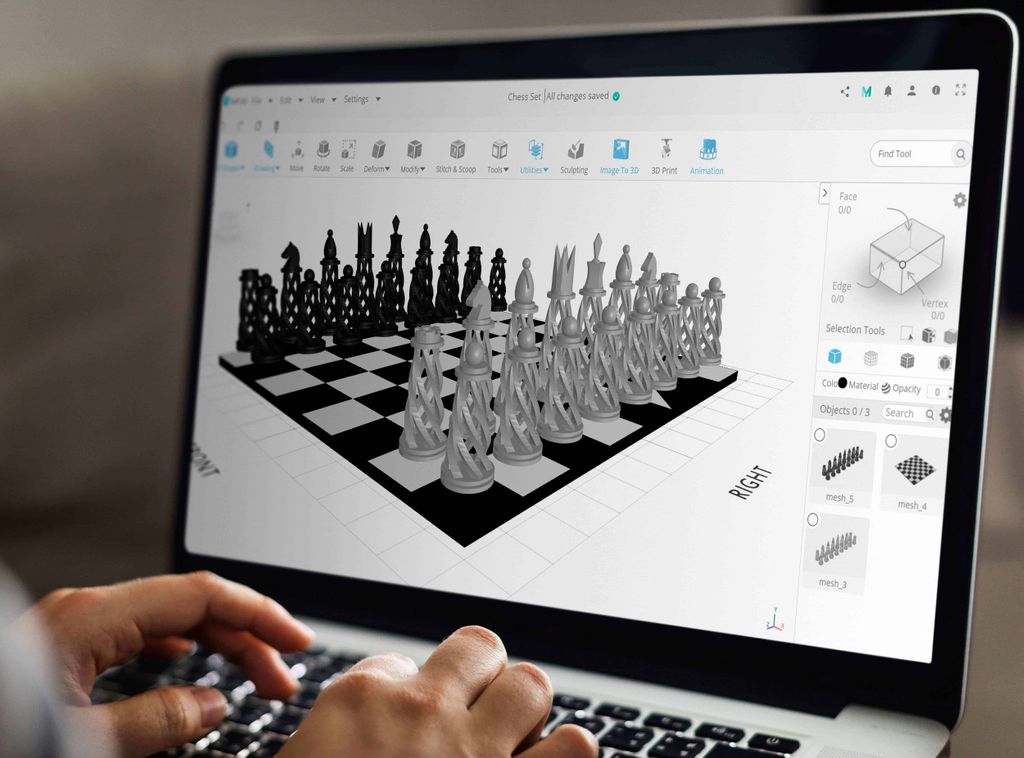 Chess 3D element for graphic design. Web editor software to create 3D  designs for ads, banners, and apps at Pixcap 1688397615422