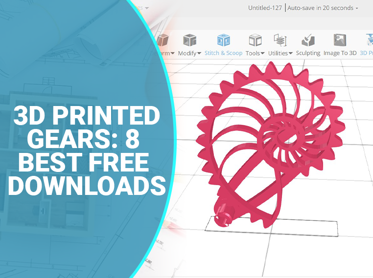 Nice Gears on Automatic Transmission Model made with 3D Printer