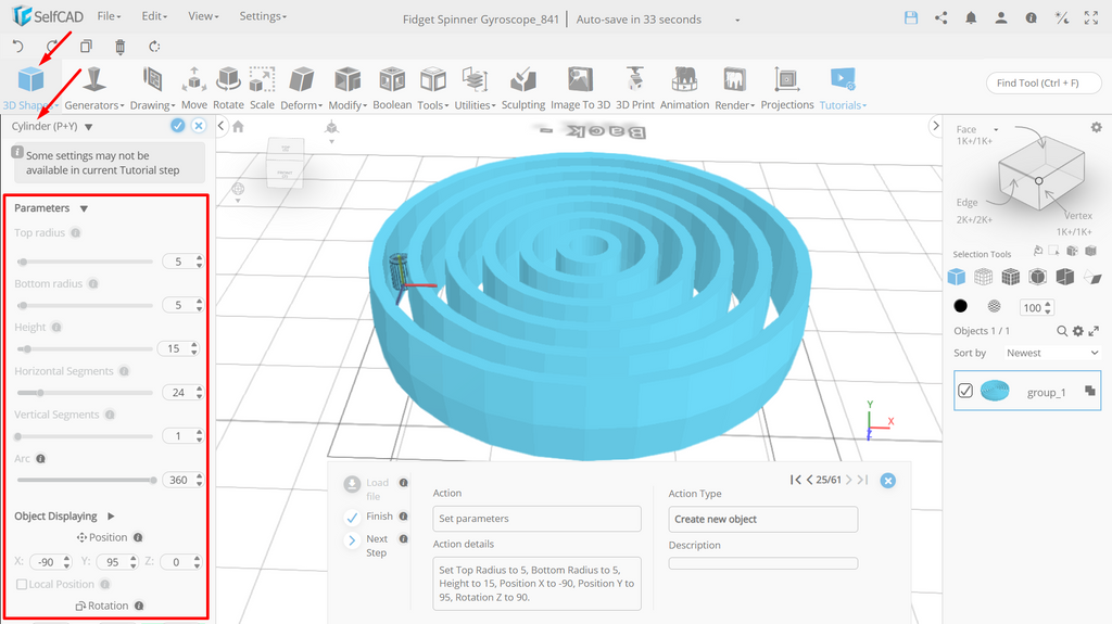 3D shapes category