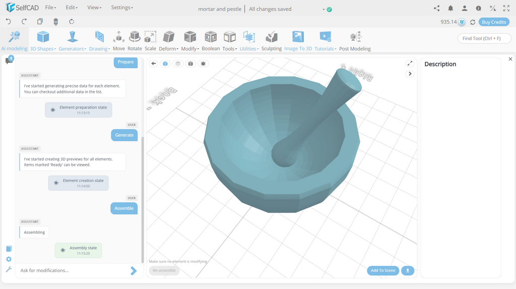 3D model is ready