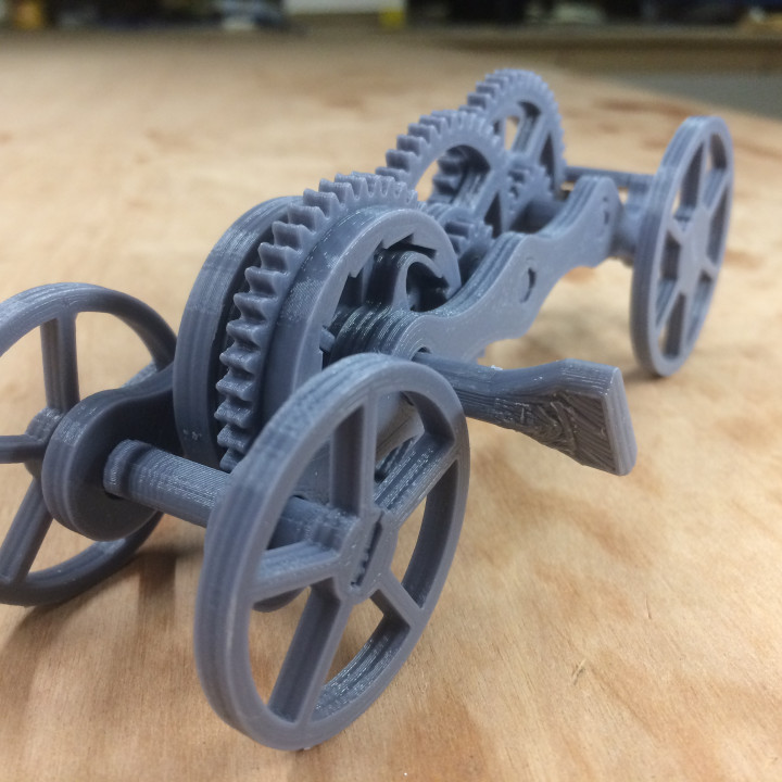 Wind-Up Car Card Gift