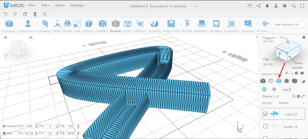 Solid Wireframe mode