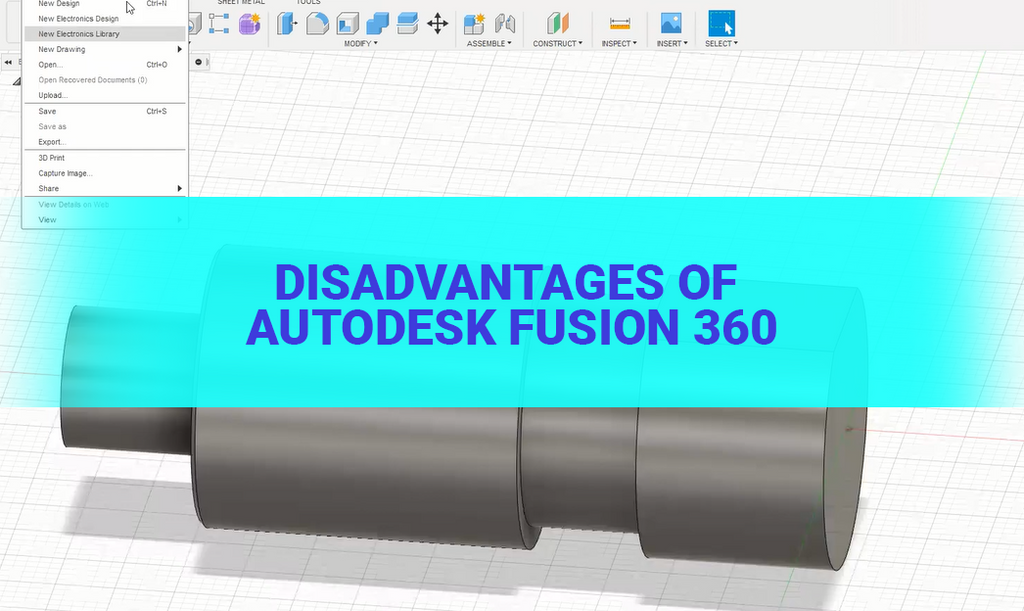 Disadvantages of Fusion 360