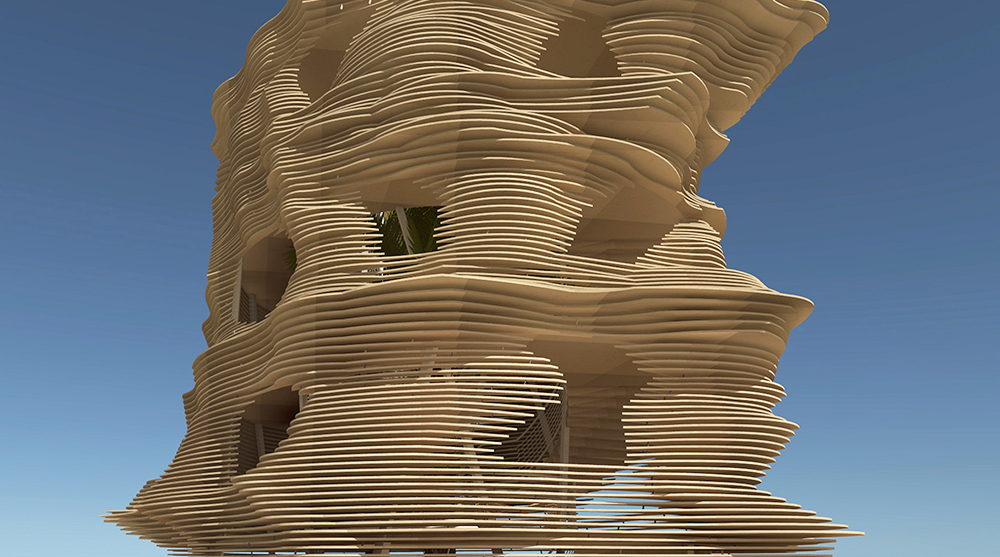 Low poly of a design