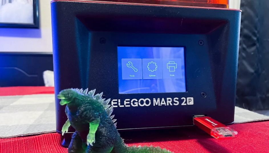 3D printing with resin machine