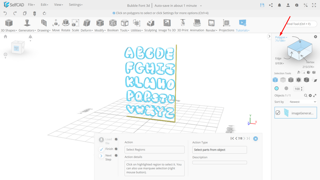 Polygon Selection tool 