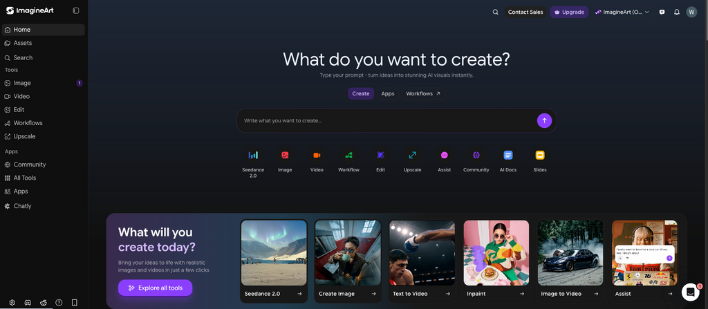 ImagineArt AI image generator interface for creating custom sci-fi and fantasy reference concepts