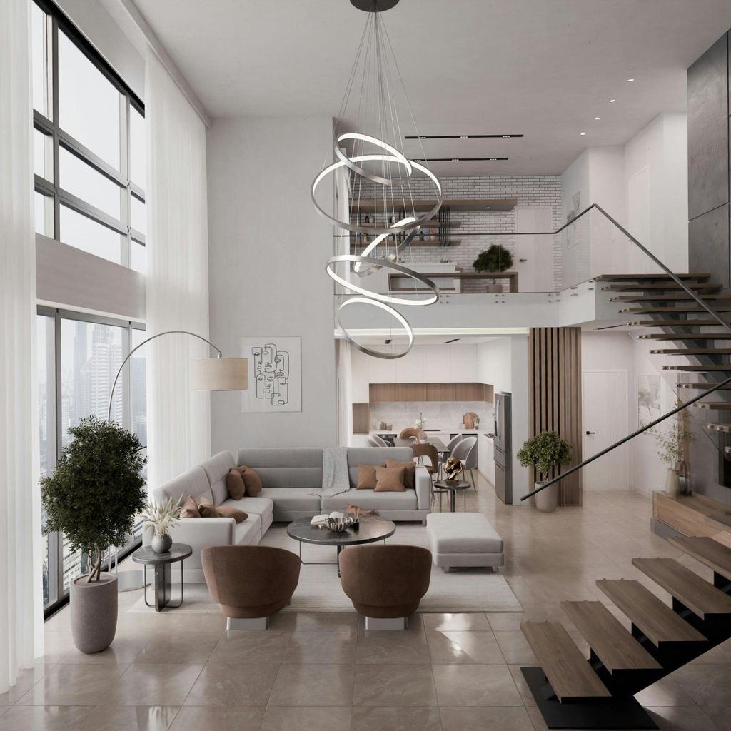 3D render of a house