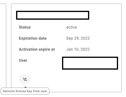 Removing user's access
