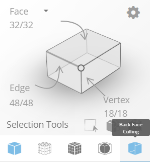 You can check for flipped faces with the back face culling display mode available in SelfCAD