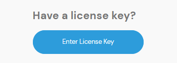 Button allowing you to redeem the license key