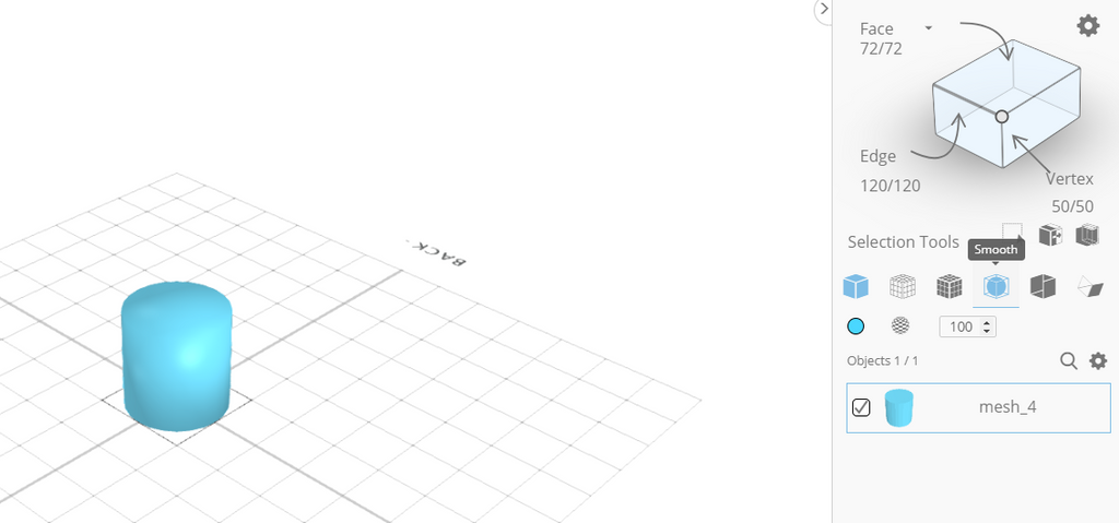 Switching to the Smooth display option