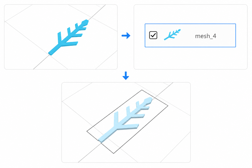 mirror - select the object