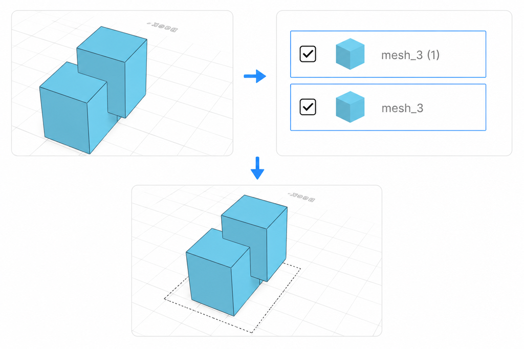 select objects before opening the tool