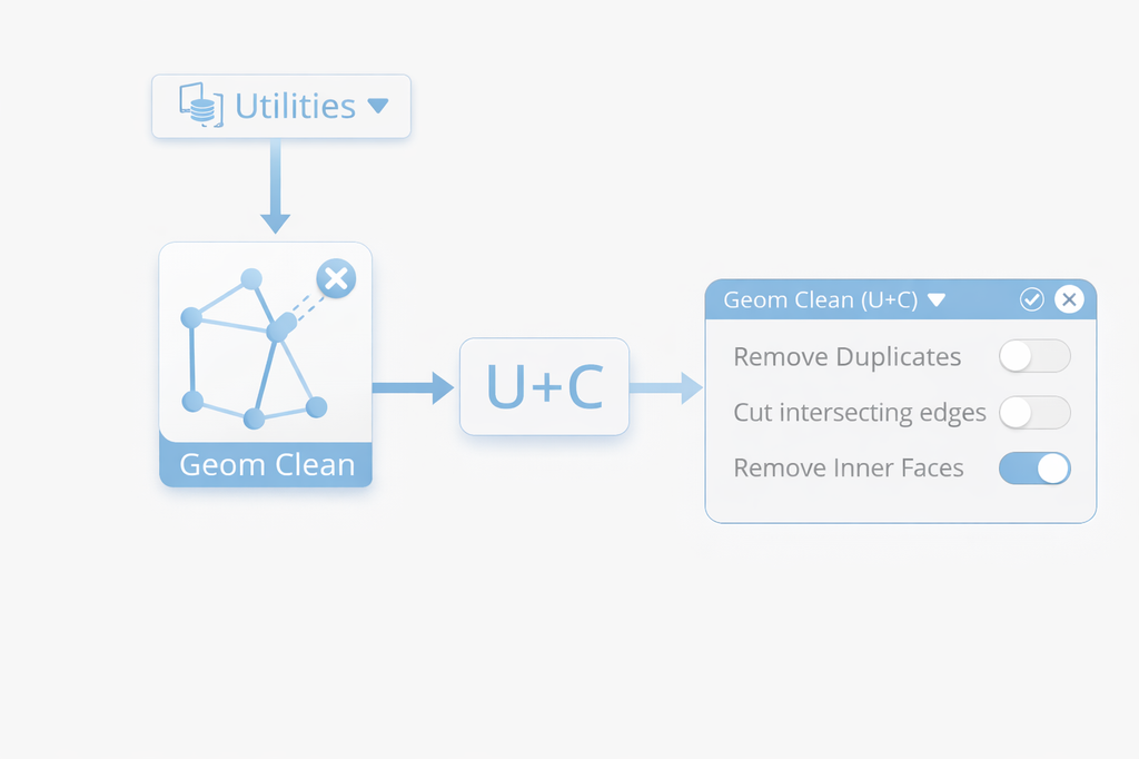 Geom Clean - activate the tool
