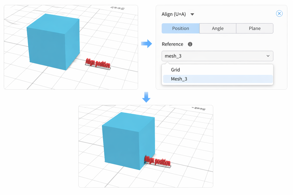 Align position - reference