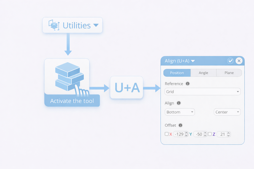 Align - activate the tool